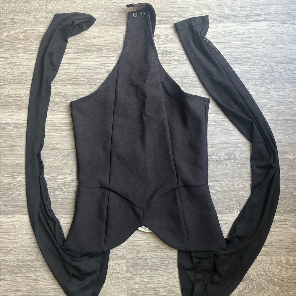 Black Halter Top